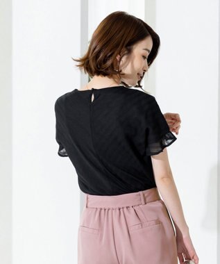 Tiaclasse L 【洗える】美脚効果も叶うリボン付きテーパードパンツ ピンク