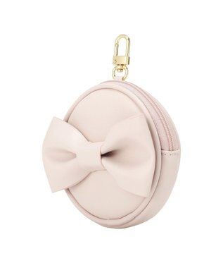 Maison de FLEUR ミニポーチ付きキルティングトートバッグ Pink