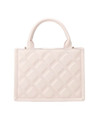 Maison de FLEUR ミニポーチ付きキルティングトートバッグ Pink