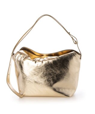 UNBILLION カシュカシュ cachecache / 2wayフラップショルダー ゴールド