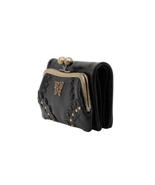 ANNA SUI マチルダ 口金二つ折り財布 クロ
