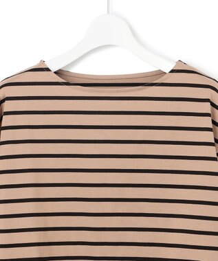 J.PRESS YORK STREET 【WOMEN】バスクTシャツ ブラウン系1