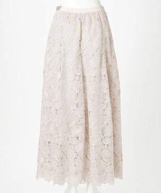 23区 【GOLD LABEL】BROCHEレース フレアスカート ベージュ系