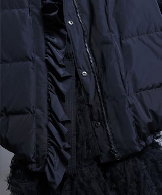 組曲 S 【組曲×setsuko sagittaire】リバーシブルバレル ダウンコート ブラック系