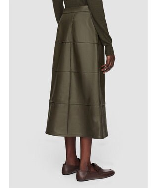 JOSEPH グリッドナッパ　スカート Hass Avocado