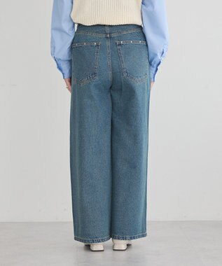 earth music&ecology スタッズデニムパンツ Medium Indigo