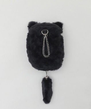 WEGO 【痛バ＆推し活グッズ】なりきりネコぬいポーチ ブラック