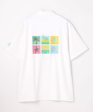 PW CIRCULUS 【MEN】POP＆WIT グラフィックモックネックT ゴルフ ホワイト系3