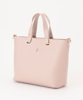 自由区 スムース2WAY バッグ ベージュ系