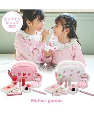 Mother garden マザーガーデン メイク ポーチセット 《スウィートストロベリー》 スウィートストロベリー