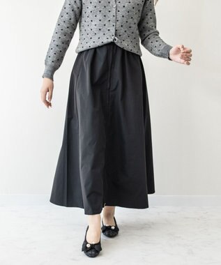 Bridget Birkin 【Bridget Birkin】ビッグパールリボンフラットシューズ ブラック雑材