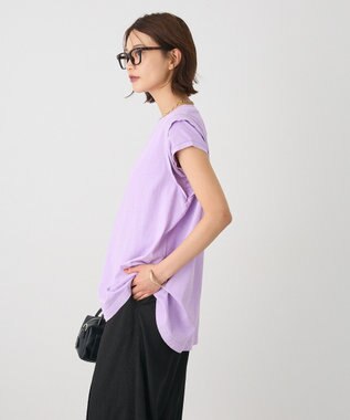 CRAFT STANDARD BOUTIQUE レイヤード風ピグメントカットチュニック Lavender