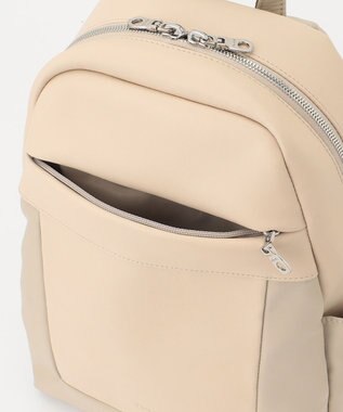 Y'SACCS 【ムック本掲載】ブロックモチーフリュックサック アイボリー