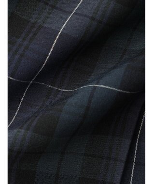 Green Parks きれいシルエットチェックパンツ Glen Check