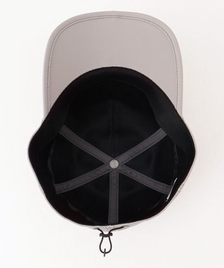 JOSEPH ABBOUD MOUNTAIN 【ECO撥水/耐水性/透湿防水素材/軽量・折り畳み可】 ボイルドポリエステル3レイヤー キャップ ライトグレー系