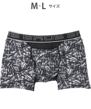 WACOAL MEN ボクサーパンツ 風が通ってムレ軽減。 ダブルエアスルータイプ 吸汗速乾 前閉じ GT3910 /ブロス バイ ワコールメン グレー