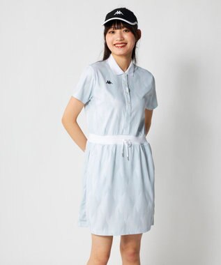 FILA GOLF／marie claire 【Kappa】ポロワンピース ホワイト