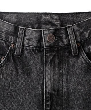 WEGO サイドスリットデニムストレートパンツ ブラックその他