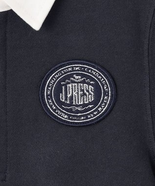 J.PRESS KIDS 【110-130cm】ホワイトカラー ポロシャツ ネイビー系