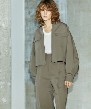 uncrave 【手洗い可】シアー ランダムリブ Uネック カットソー（uncrave STANDARD） オフ