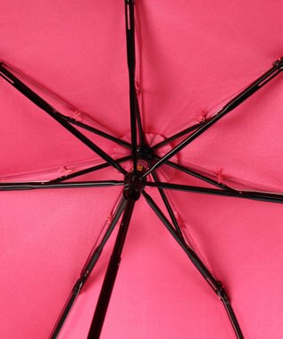 MOONBAT LANVIN en Bleu 折りたたみ傘 サテンプリントフラワー ローズピンク