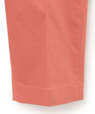 ICB 【洗える】T/Cストレッチサテン スティックパンツ サーモン系