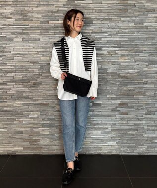 TOPKAPI 【Breath TOPKAPI sis】【WEB限定】ナイロン 舟形 ショルダーバッグ 軽量 / RIPPLE リプル ブラック