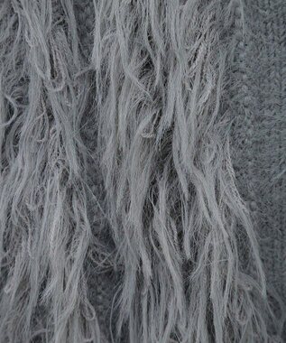 Green Parks フェザーニットベスト Gray