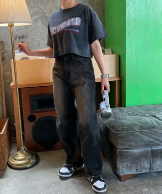 WEGO ヴィンテージウォッシュショートT 柄2