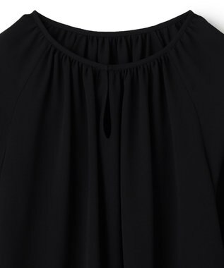 BEIGE， 【L-size】ALINE / ロングスリーブブラウス Black