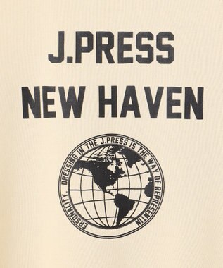 J.PRESS MEN 【WEB・一部店舗限定】フロントプリントスウェット ベージュ系