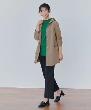 Tiaclasse 【洗える】ハイネックニットプルオーバー グリーン