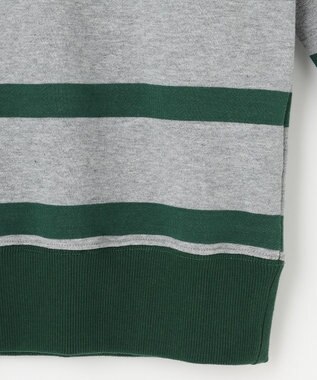 J.PRESS KIDS 【110-130cm】ボーダートレーナー グレー系1