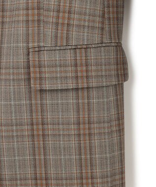 BEIGE， 【Oggi ８月号掲載】SELMA / チェックウールテーラードジャケット Camel × Nude