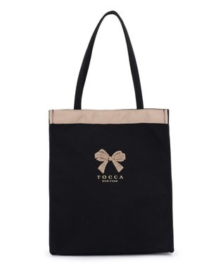 TOCCA PUFFY ICON SUBBAG サブバッグ【星風まどかさん着用】 ブラック×リボン
