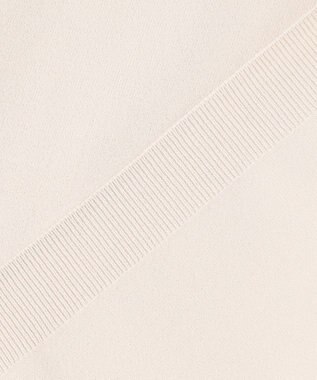 自由区 【前後着用可能】クレープストレッチドルマンスリーブ ニット ベージュ