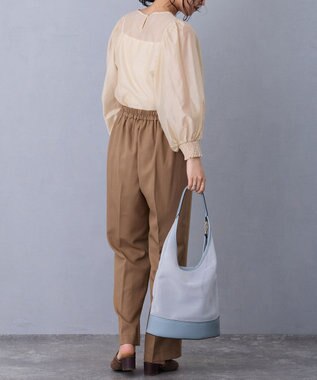 MioFIRANO TILE G001 トートバッグ ポーチ付き A4サイズ対応 LIGHT BLUE