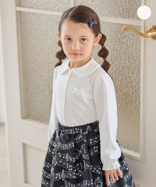 ANY KIDS 丸襟 カットソーブラウス