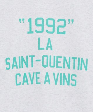 AMERICAN HOLIC カレッジロゴロングTシャツ Gray Mixture