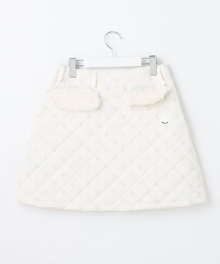 23区GOLF レディな防寒アイテム【WOMEN】ダイヤキルト 中綿スカート 保温性◎寒い朝に最適 ホワイト系5