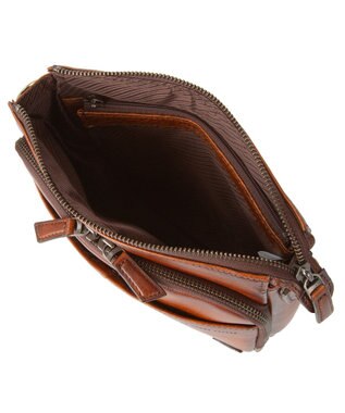 ACE BAGS & LUGGAGE LO HOMME PRESSE アルカイック 本革 日本製 ショルダーバッグ 縦型 71882 ロ・オム・プレッセ ブラウン