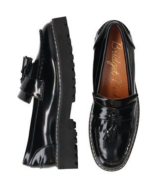 Bridget Birkin 【Bridget Birkin】厚底タッセルローファー ブラック