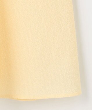 組曲 L サッカーストレッチ 襟付きブラウス シェルイエロー系