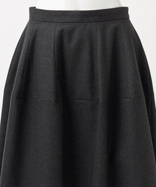 23区 【R(アール)】メリノシアーレイヤード スカート グレー系