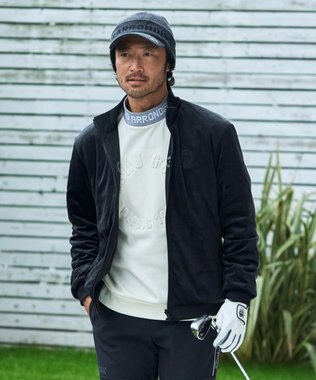 23区GOLF 【UNISEX】リバーシブル トラックジャケット ブラック系