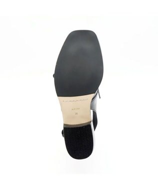 APOM レースアップスリングバックサンダル30 ブラック