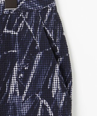 JOSEPH ABBOUD 【驚きの多機能】ライトウェーブ リゾートプリントハーフパンツ ネイビー系5