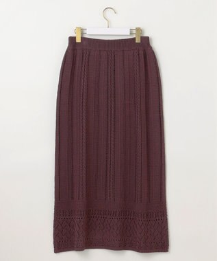 ANY SIS 【2点セット】ニット セットアップ ブラウン