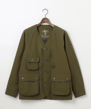 JOSEPH ABBOUD MOUNTAIN 【ECO撥水/起毛裏地】マイクロリップワッシャー ブルゾン カーキ系