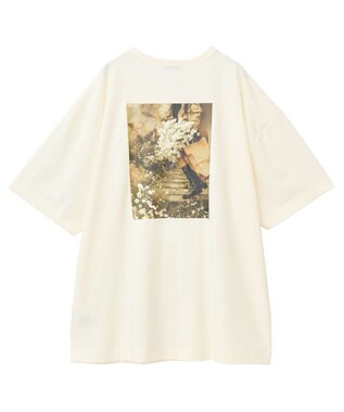 earth music&ecology アソートグラフィックルーズＴｅｅ Cream